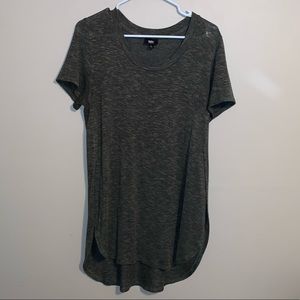 Mossimo Split Hem High Low Top